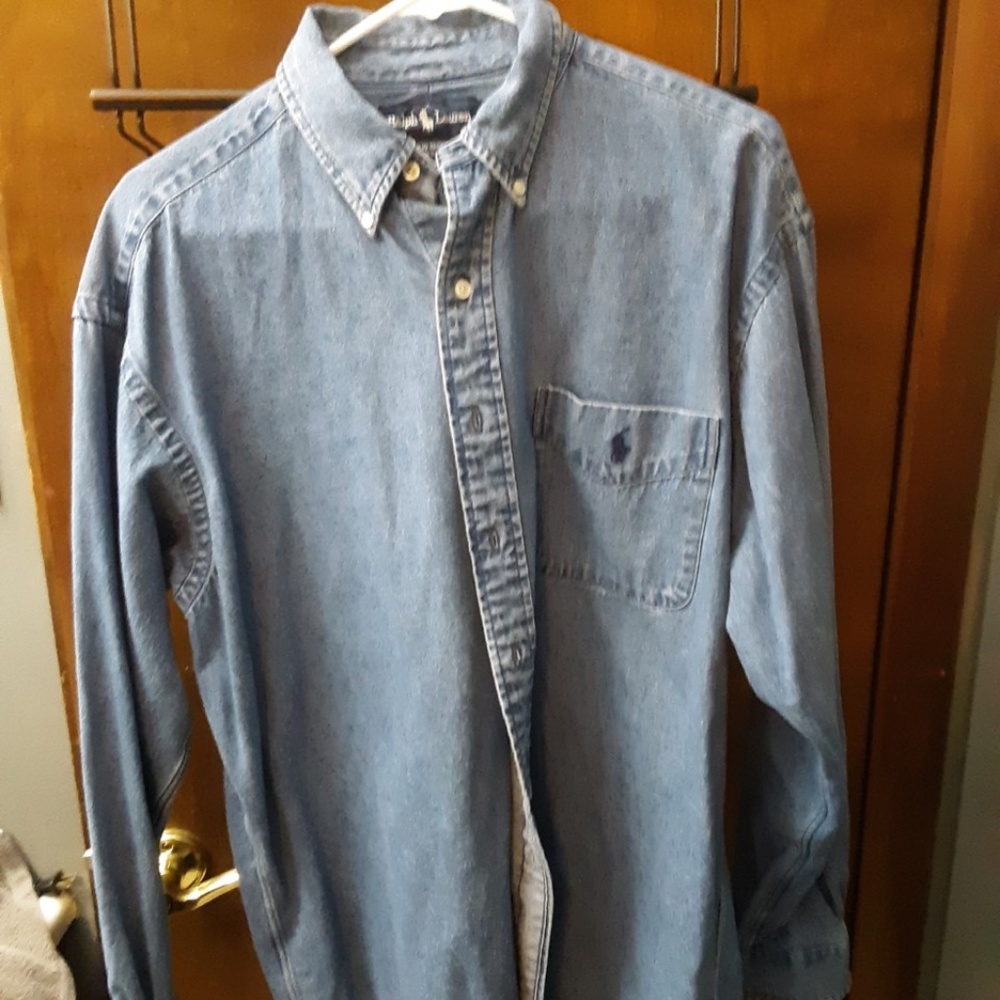 Ralph Lauren Button Down Denim Long Sleeve